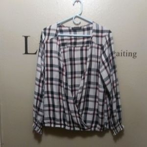 Sanctuary ladies wrap around blouse